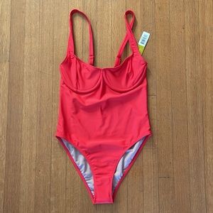 Seea Ginger one piece swimsuit hibiscus red
